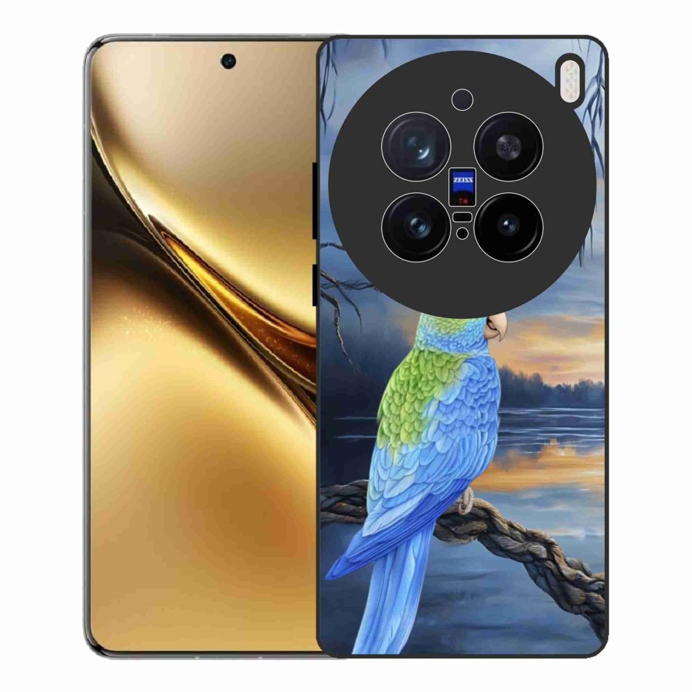 Gelový kryt mmCase na Vivo X200 Pro 5G - modrý papoušek
