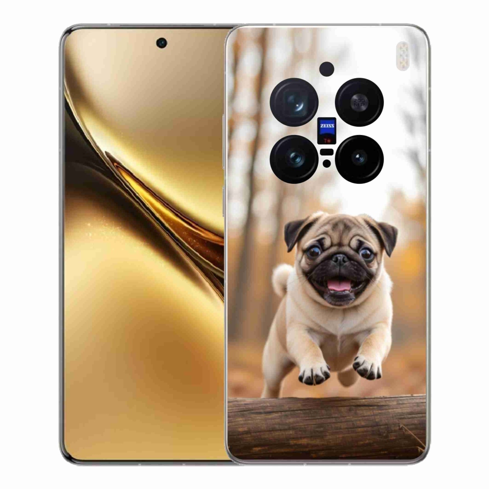 Gelový kryt mmCase na Vivo X200 Pro 5G - mops 2