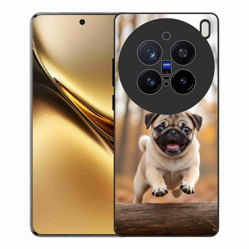 Gelový kryt mmCase na Vivo X200 Pro 5G - mops 2