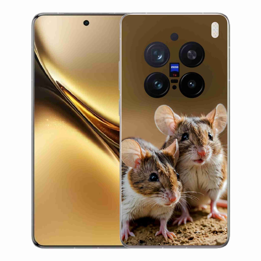Gelový kryt mmCase na Vivo X200 Pro 5G - myší duo