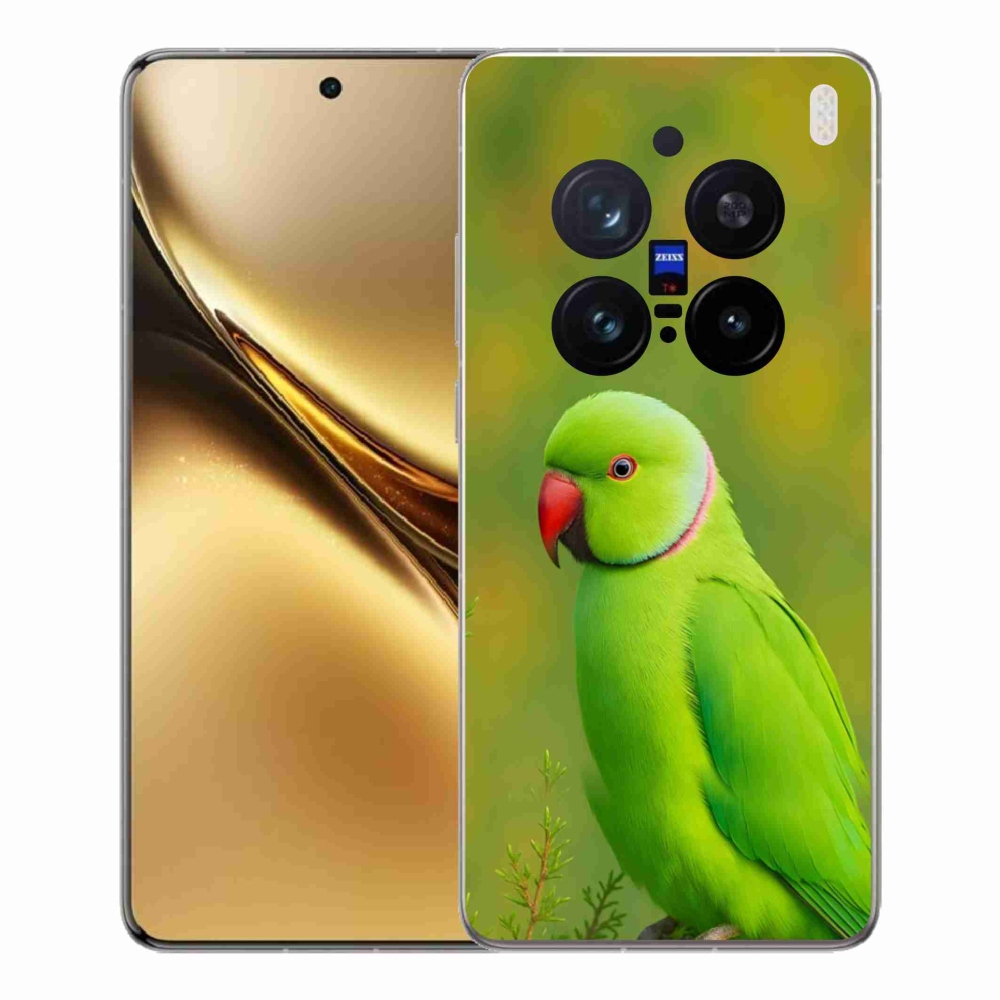 Gelový kryt mmCase na Vivo X200 Pro 5G - papoušek alexandr 2