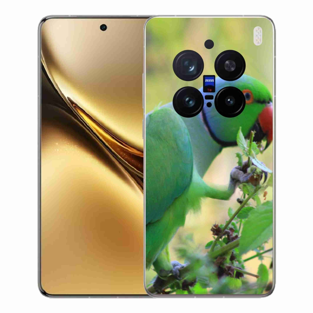 Gelový kryt mmCase na Vivo X200 Pro 5G - papoušek alexandr