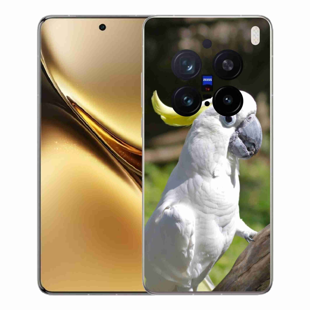 Gelový kryt mmCase na Vivo X200 Pro 5G - papoušek kakadu 2