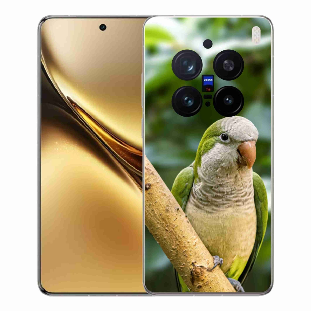 Gelový kryt mmCase na Vivo X200 Pro 5G - papoušek mníšek