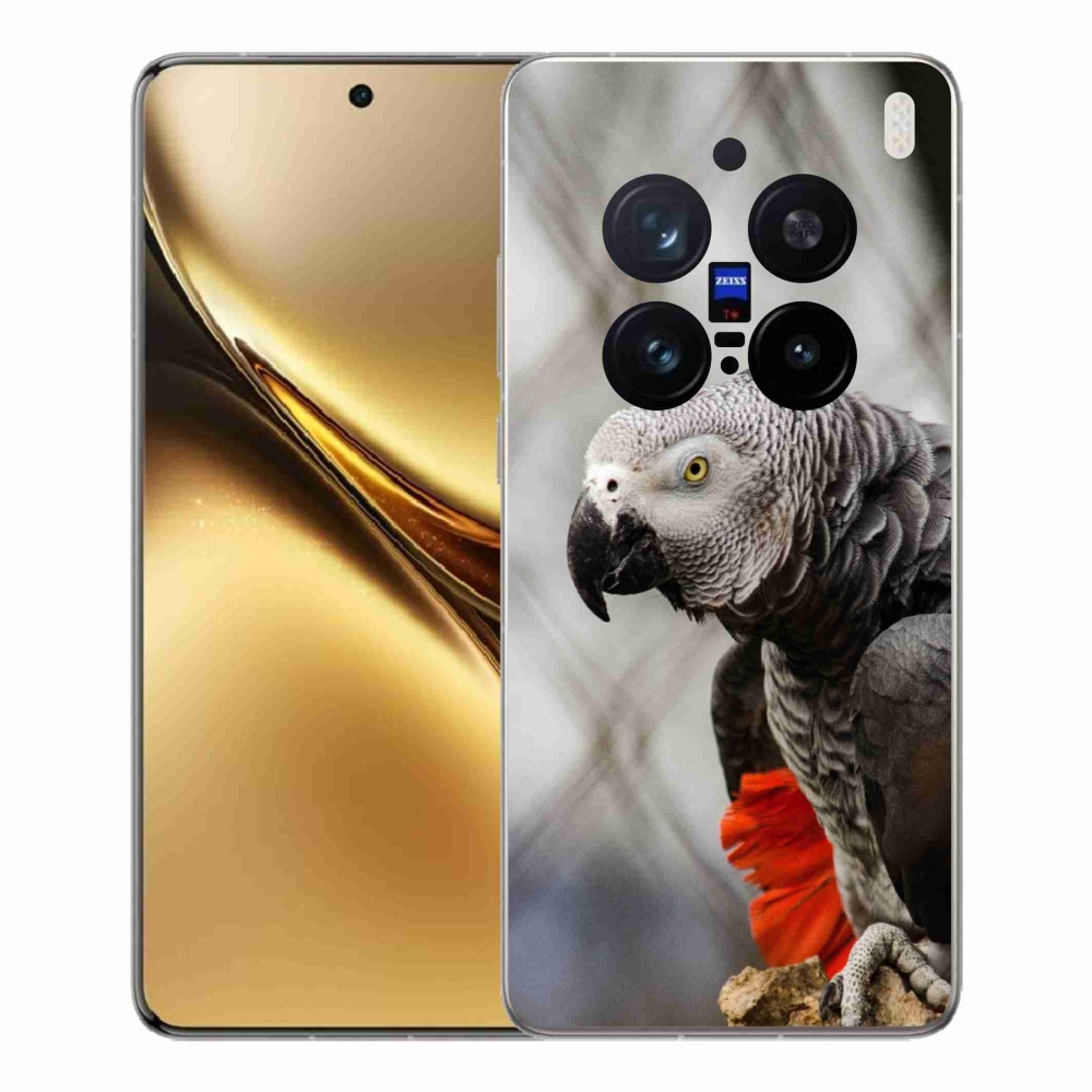 Gelový kryt mmCase na Vivo X200 Pro 5G - papoušek žako 3