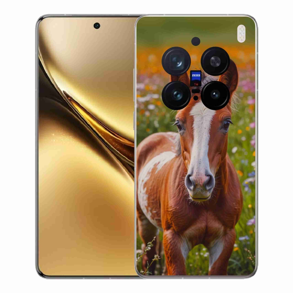 Gelový kryt mmCase na Vivo X200 Pro 5G - roztomilé hříbě