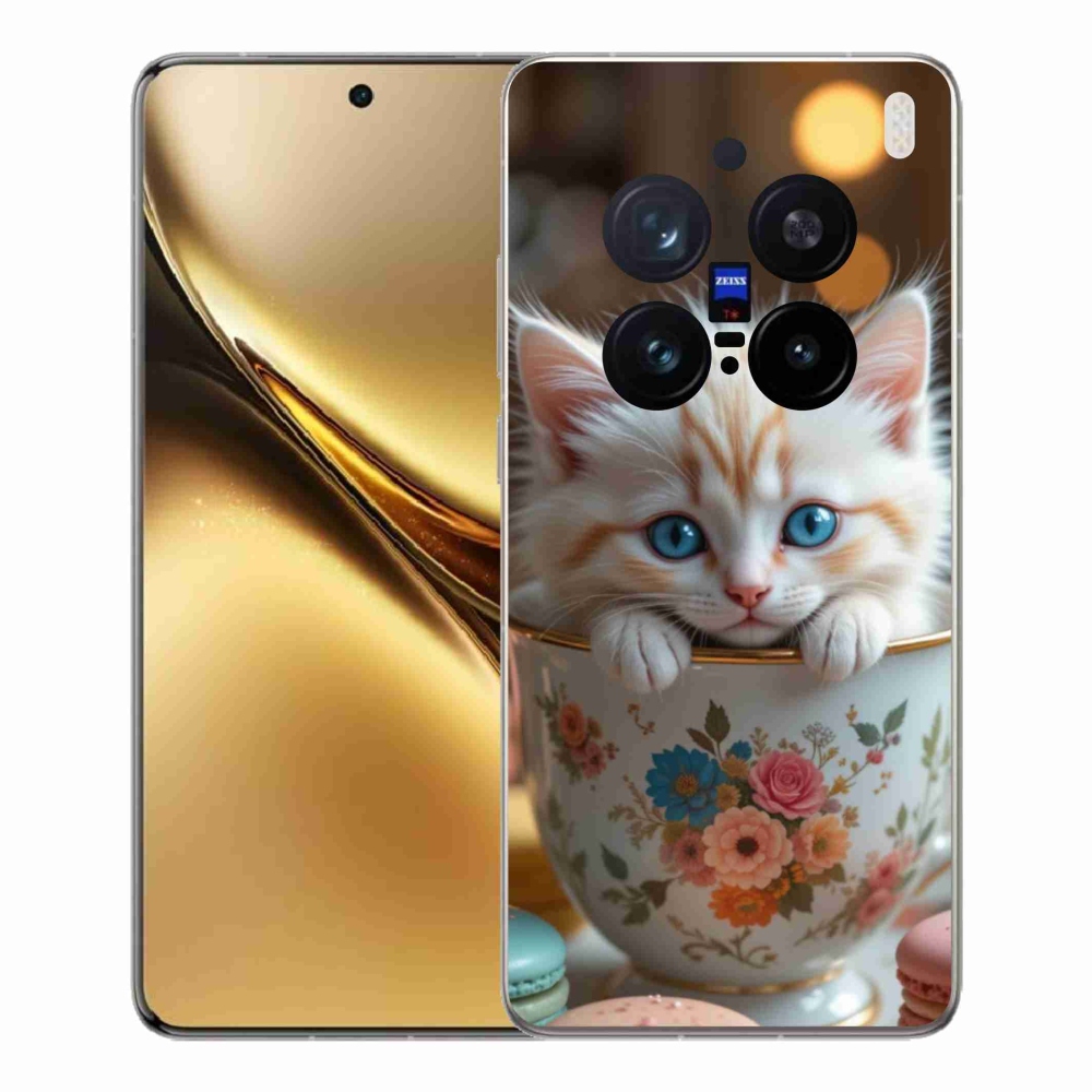 Gelový kryt mmCase na Vivo X200 Pro 5G - roztomilé kotě 6