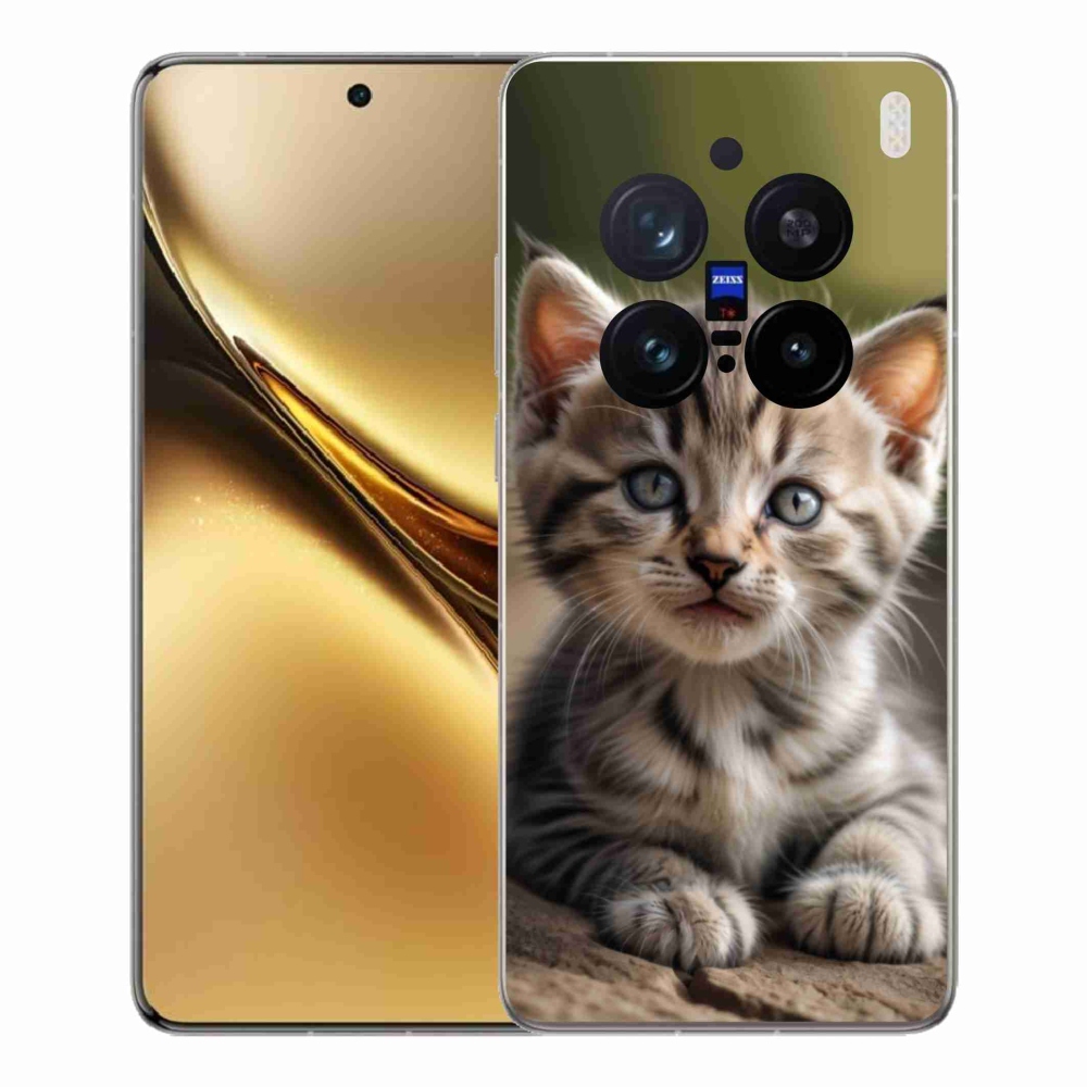 Gelový kryt mmCase na Vivo X200 Pro 5G - roztomilé kotě 9