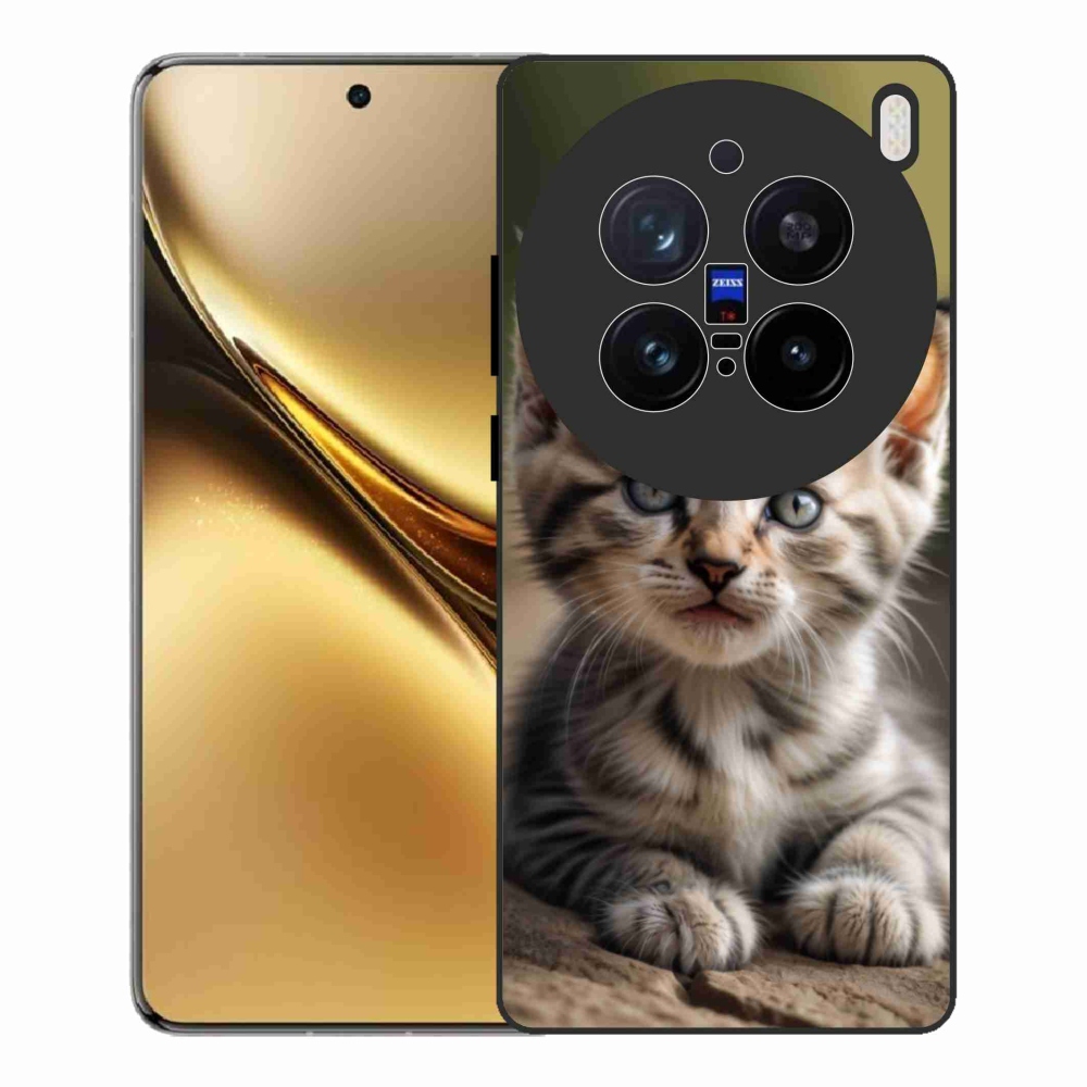 Gelový kryt mmCase na Vivo X200 Pro 5G - roztomilé kotě 9