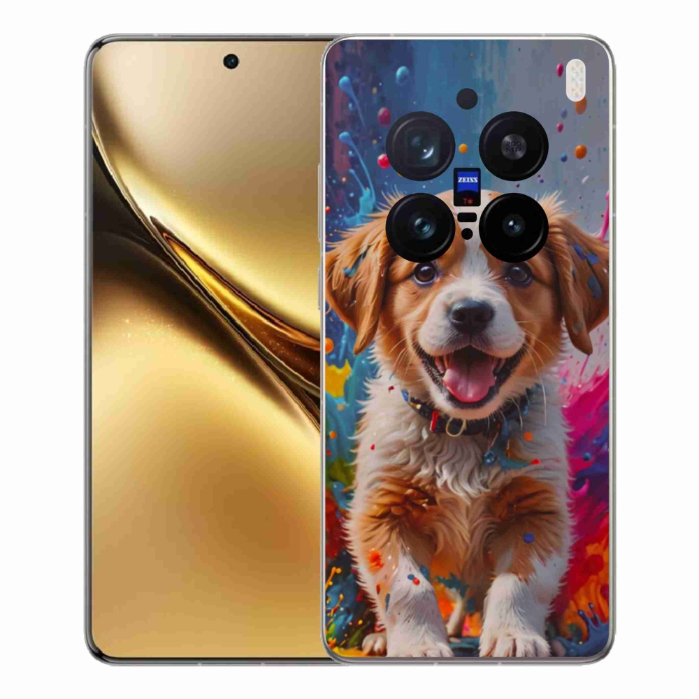 Gelový kryt mmCase na Vivo X200 Pro 5G - roztomilé štěně 3