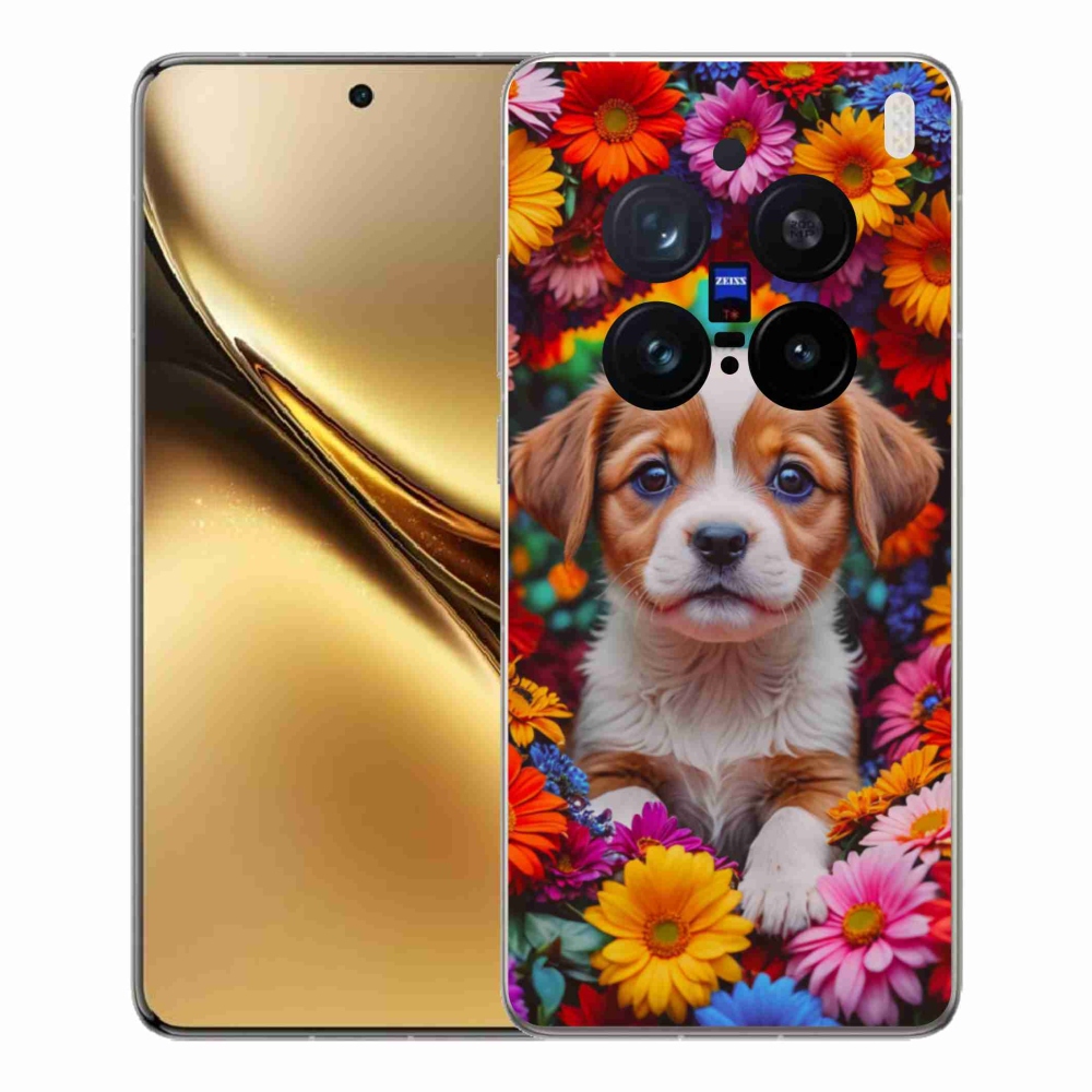 Gelový kryt mmCase na Vivo X200 Pro 5G - roztomilé štěně