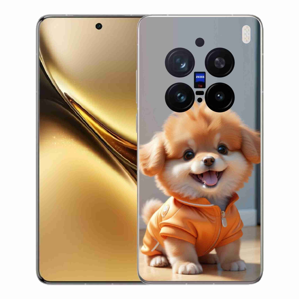 Gelový kryt mmCase na Vivo X200 Pro 5G - roztomilý pomeranian v mikině