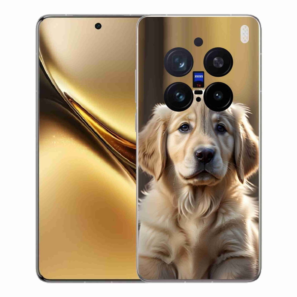 Gelový kryt mmCase na Vivo X200 Pro 5G - roztomilý zlatý retrívr