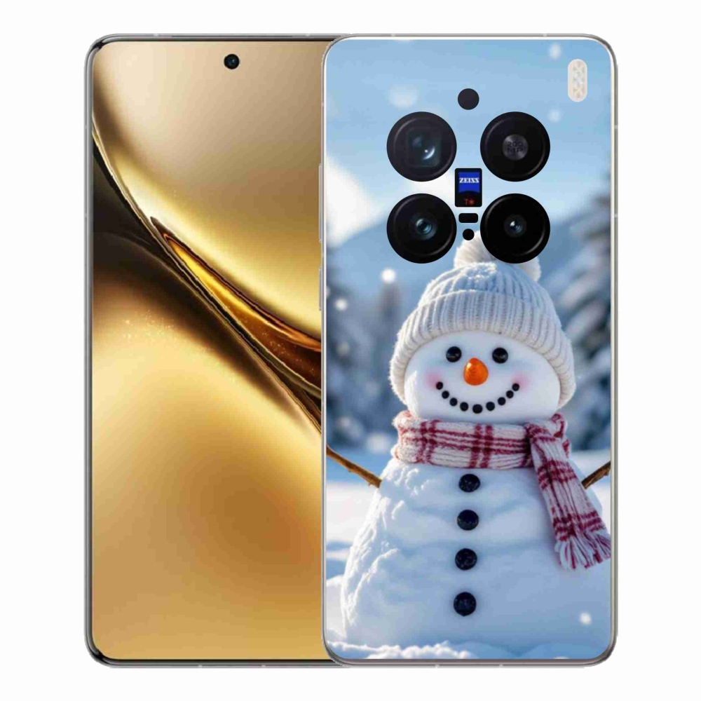 Gelový kryt mmCase na Vivo X200 Pro 5G - sněhulák 3