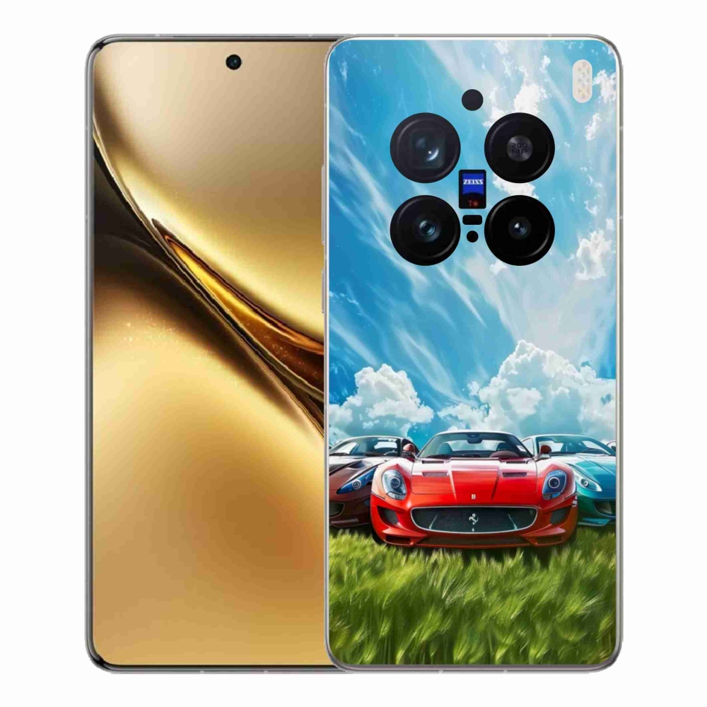 Gelový kryt mmCase na Vivo X200 Pro 5G - sportovní vozy
