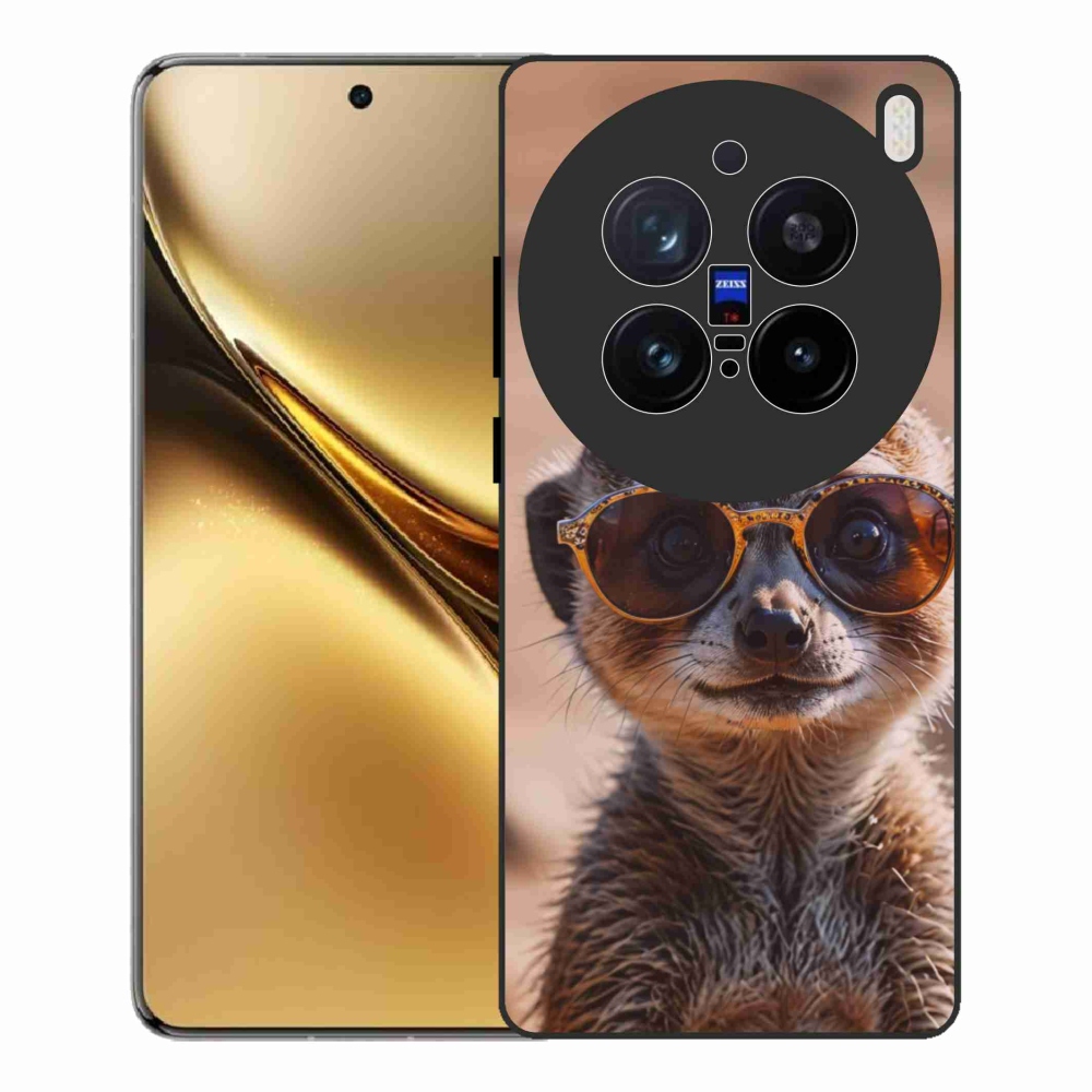 Gelový kryt mmCase na Vivo X200 Pro 5G - stylová surikata