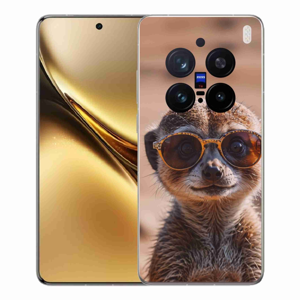 Gelový kryt mmCase na Vivo X200 Pro 5G - stylová surikata