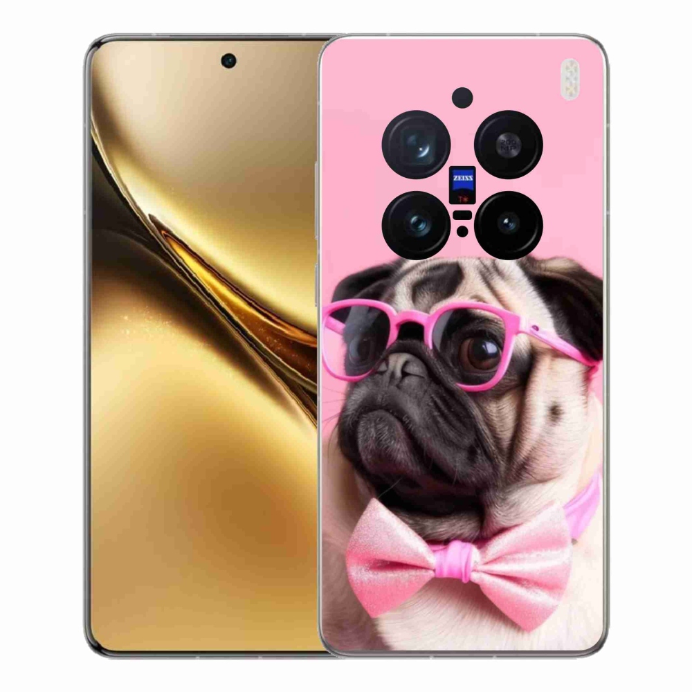 Gelový kryt mmCase na Vivo X200 Pro 5G - stylový mops