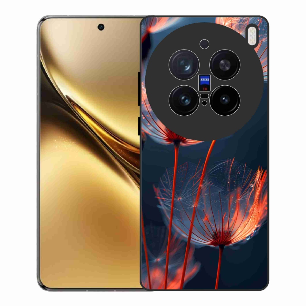 Gelový kryt mmCase na Vivo X200 Pro 5G - světélkující chmýří