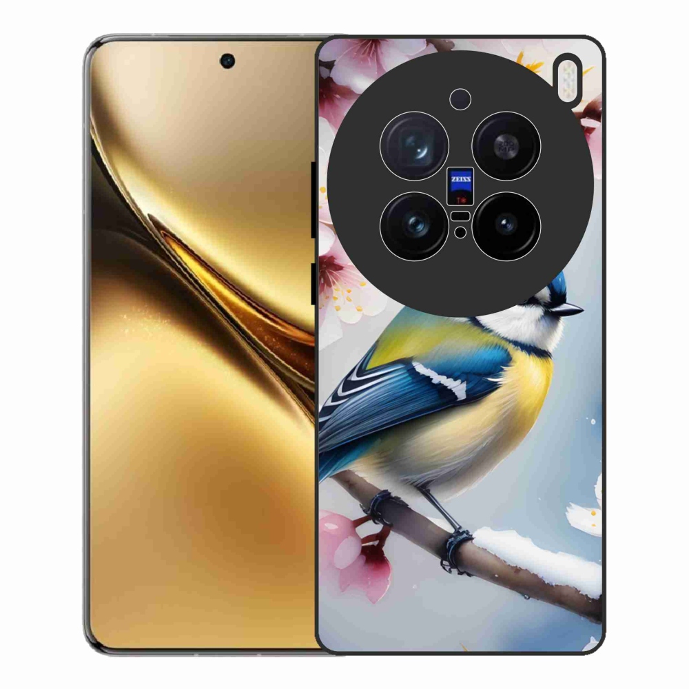 Gelový kryt mmCase na Vivo X200 Pro 5G - sýkorka