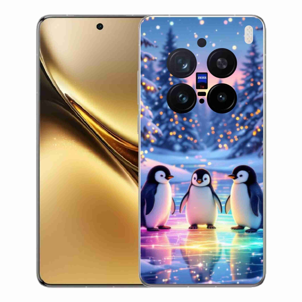 Gelový kryt mmCase na Vivo X200 Pro 5G - tučnáci