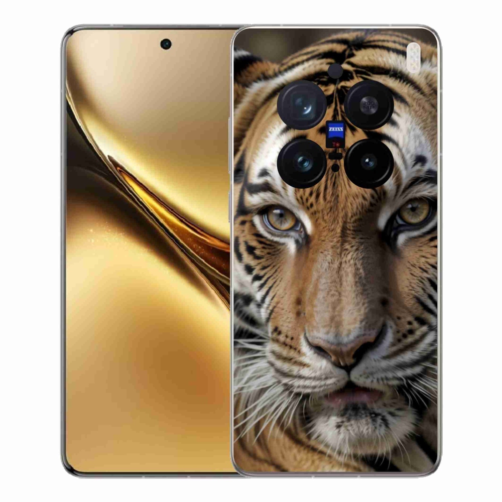 Gelový kryt mmCase na Vivo X200 Pro 5G - tygří pohled