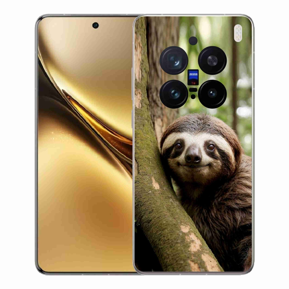 Gelový kryt mmCase na Vivo X200 Pro 5G - usměvavý lenochod