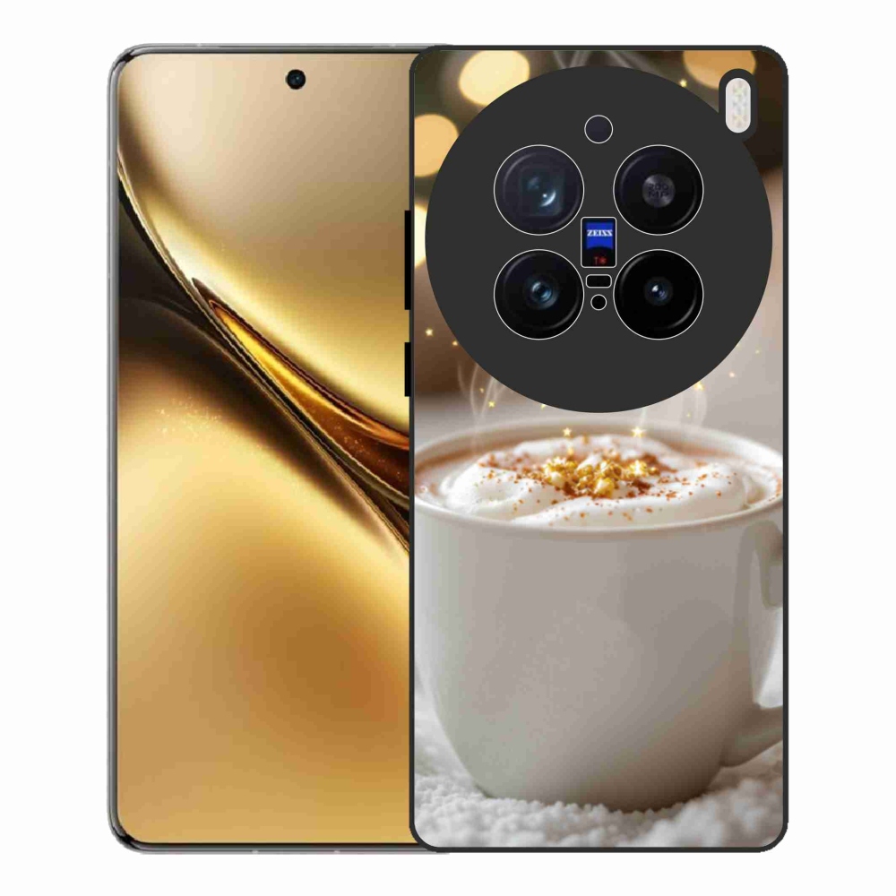 Gelový kryt mmCase na Vivo X200 Pro 5G - vánoční horký nápoj