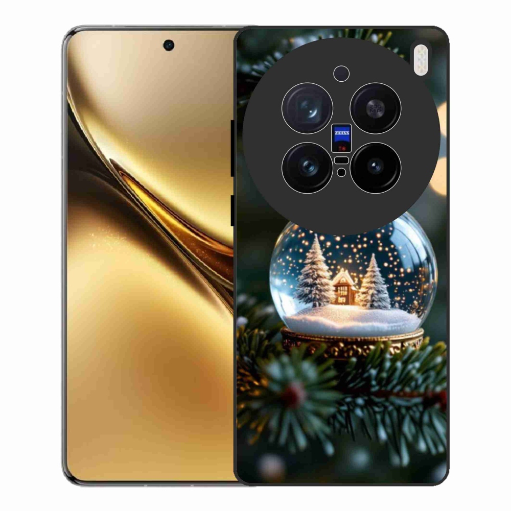 Gelový kryt mmCase na Vivo X200 Pro 5G - vánoční koule 2