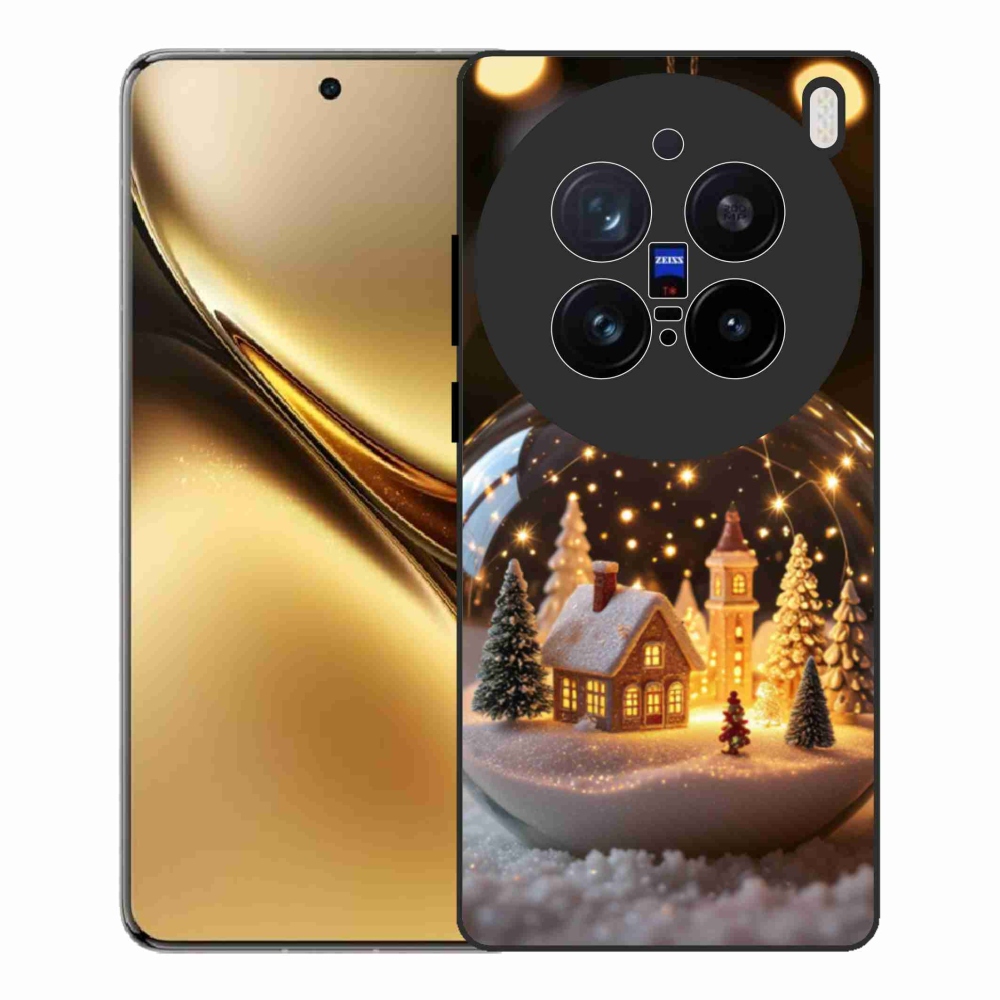 Gelový kryt mmCase na Vivo X200 Pro 5G - vánoční koule 3