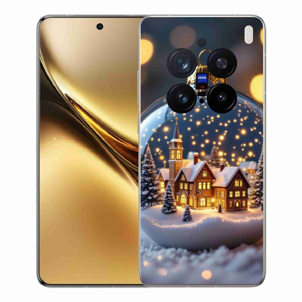 Gelový kryt mmCase na Vivo X200 Pro 5G - vánoční koule 4