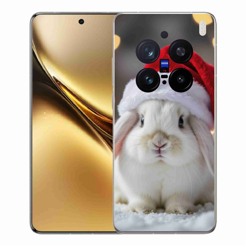Gelový kryt mmCase na Vivo X200 Pro 5G - vánoční králík