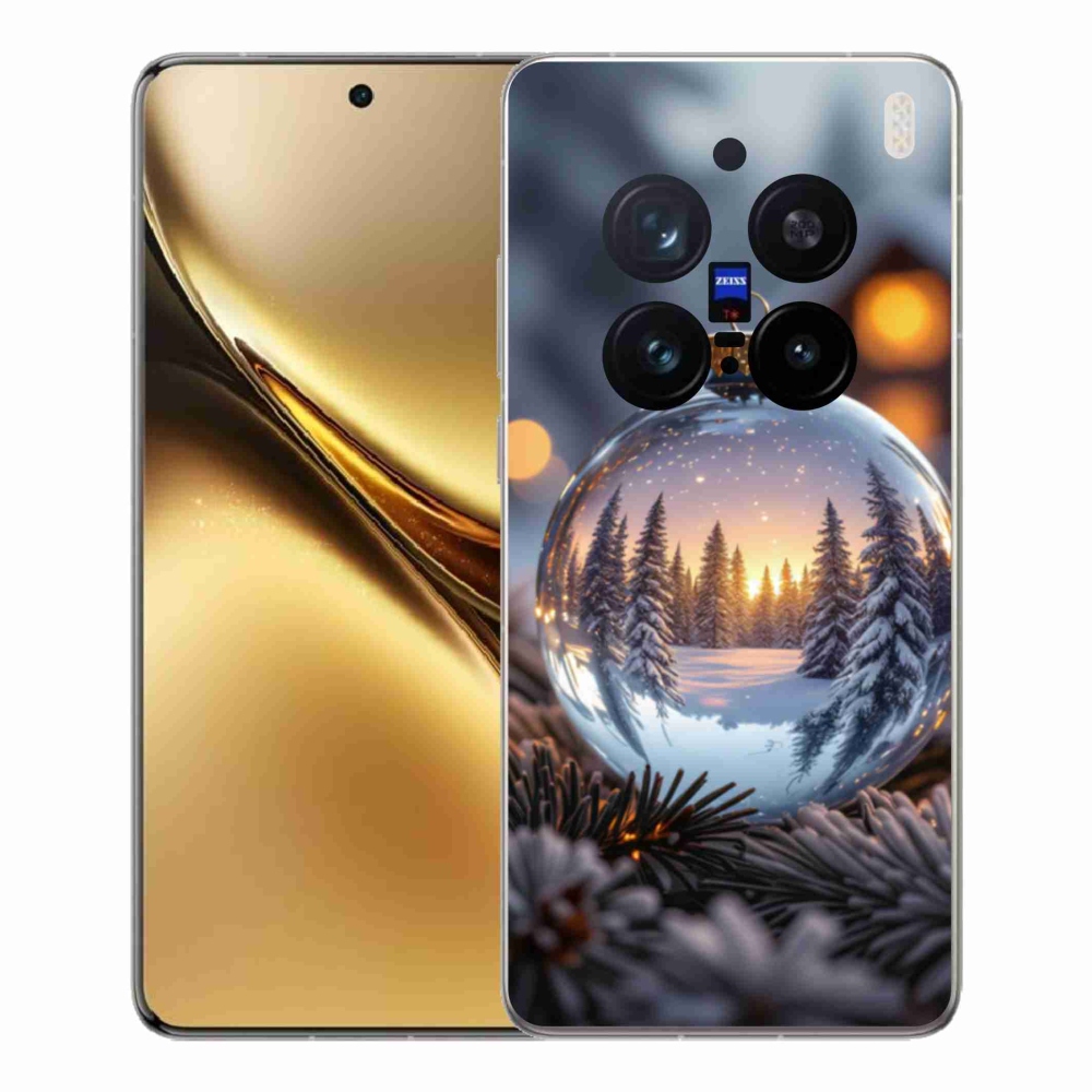 Gelový kryt mmCase na Vivo X200 Pro 5G - vánoční ozdoba