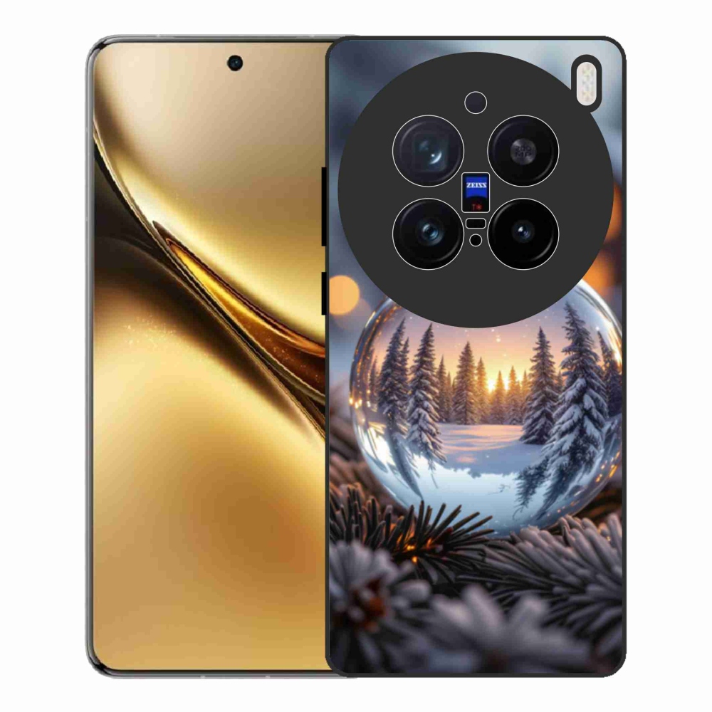 Gelový kryt mmCase na Vivo X200 Pro 5G - vánoční ozdoba