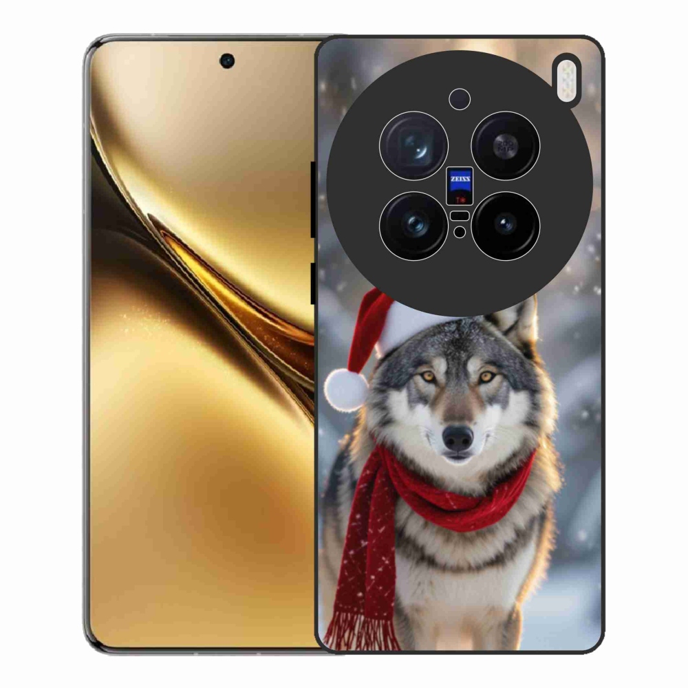 Gelový kryt mmCase na Vivo X200 Pro 5G - vánoční vlk