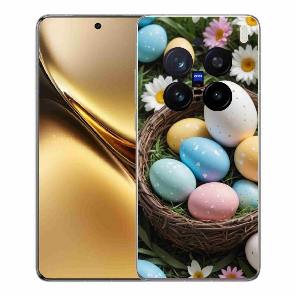 Gelový kryt mmCase na Vivo X200 Pro 5G - velikonoční vajíčka 2