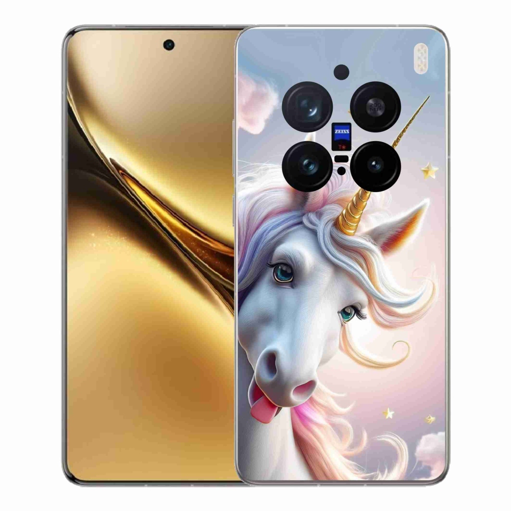 Gelový kryt mmCase na Vivo X200 Pro 5G - veselý jednorožec