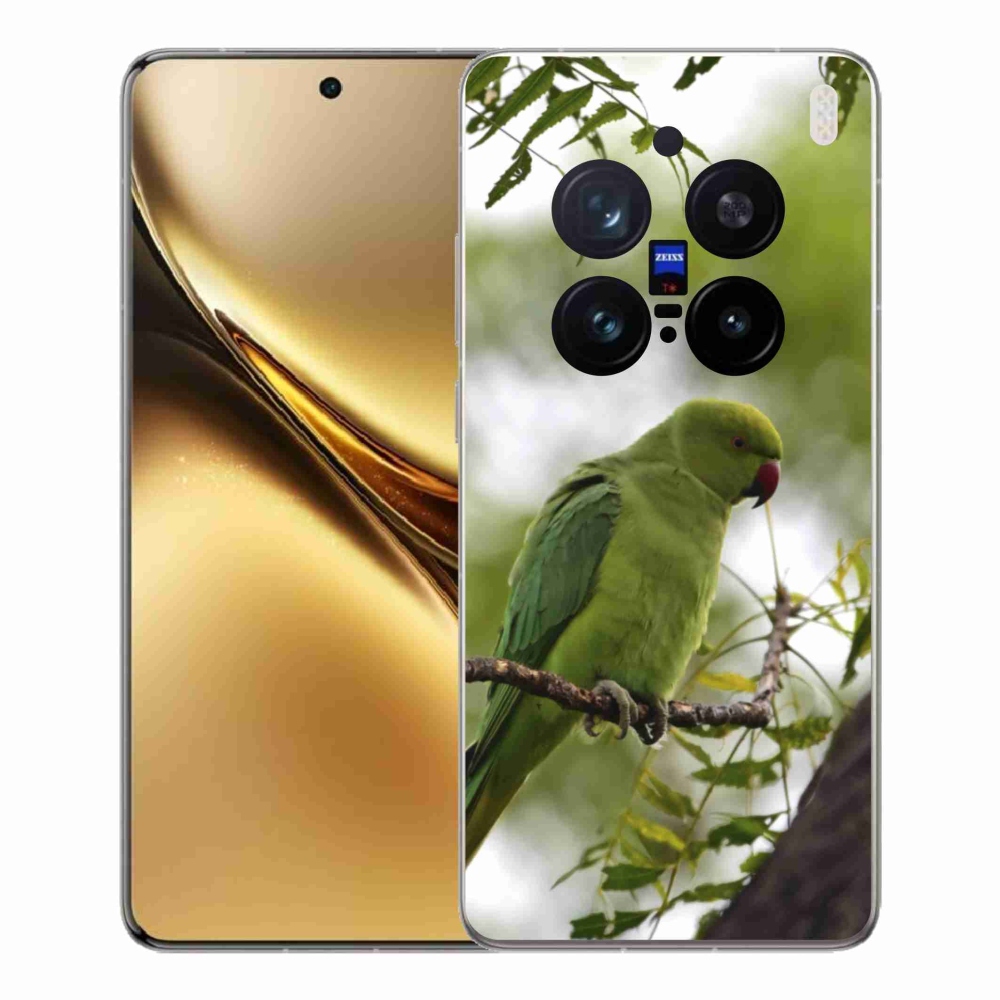 Gelový kryt mmCase na Vivo X200 Pro 5G - zelený papoušek