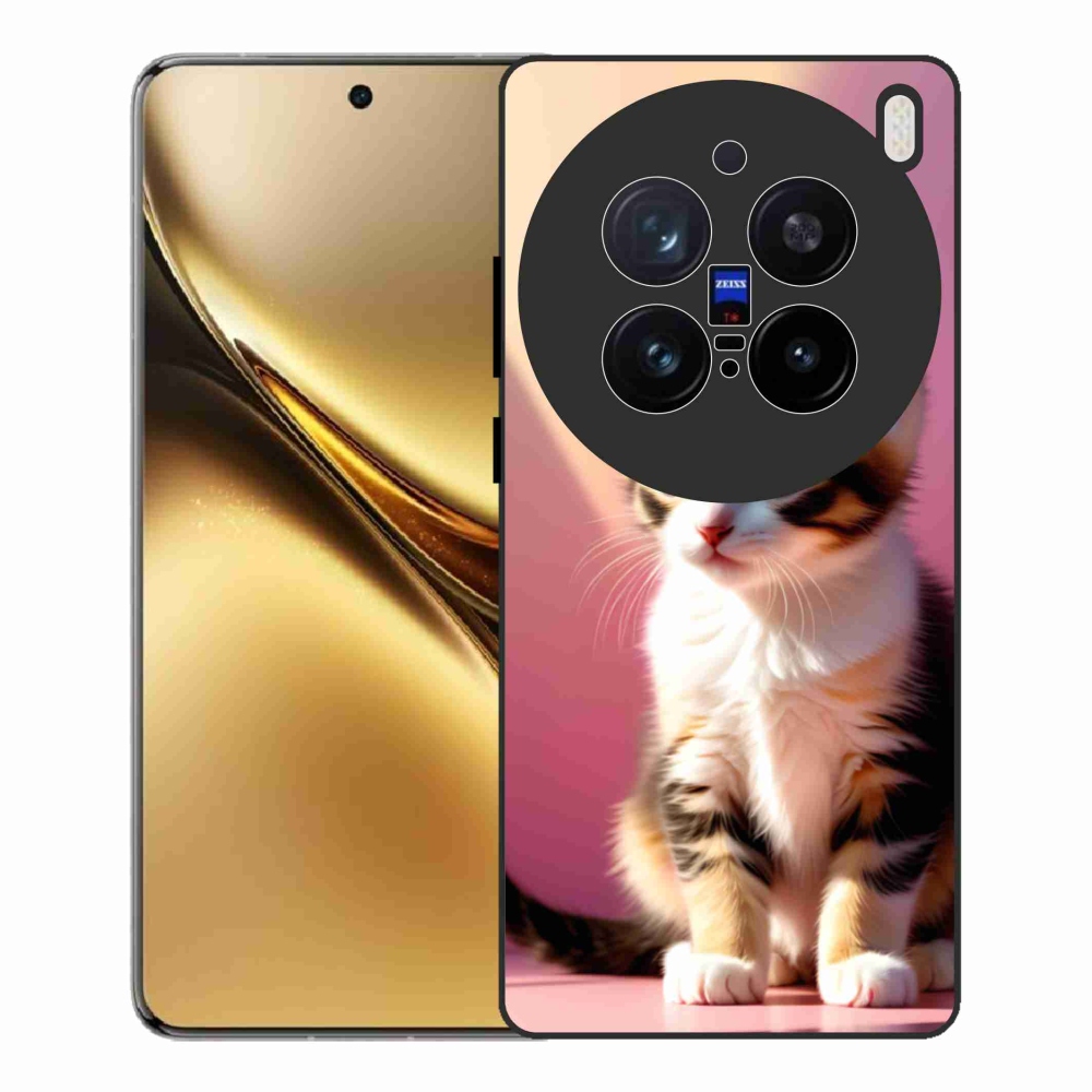 Gelový kryt mmCase na Vivo X200 Pro 5G - zvědavé kotě 2
