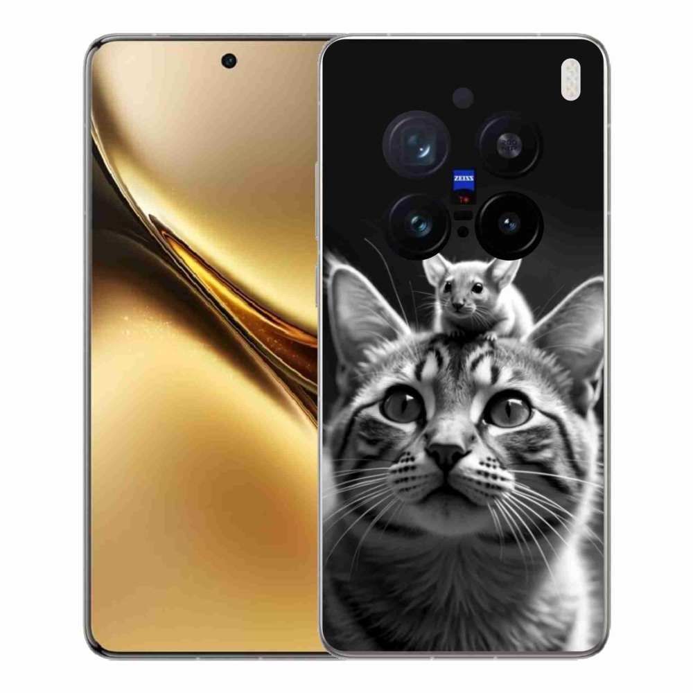 Gelový kryt mmCase na Vivo X200 Pro 5G - zvířecí přátelství 2