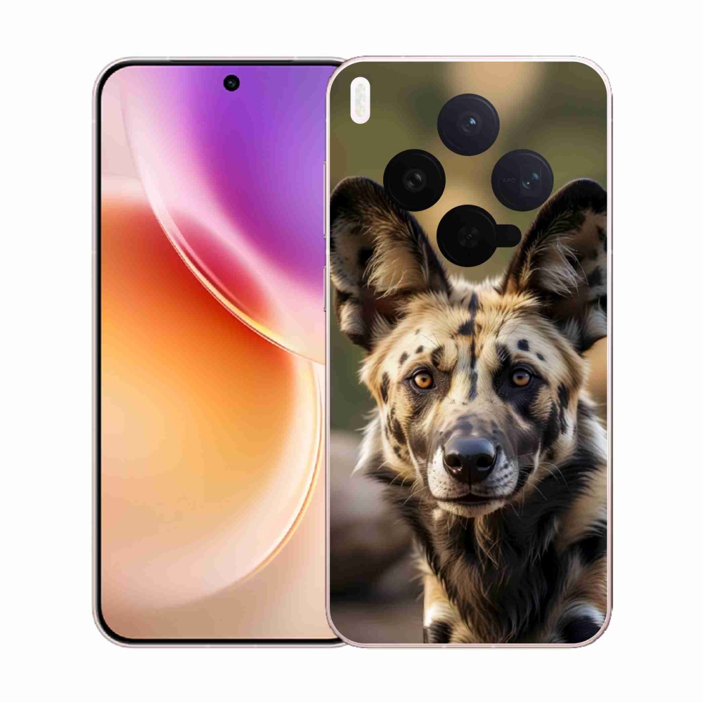 Gelový kryt mmCase na Vivo X300 5G - africký divoký pes