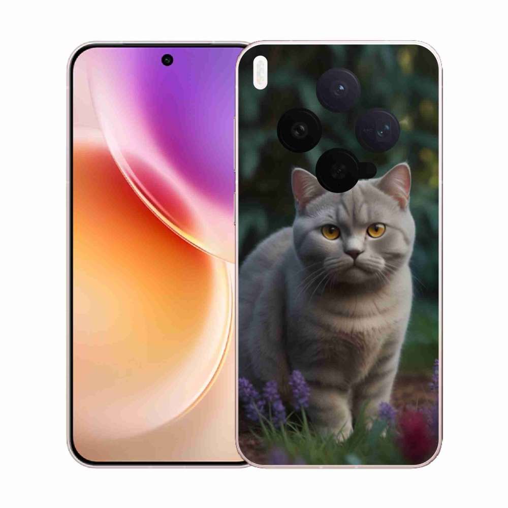 Gelový kryt mmCase na Vivo X300 5G - britská kočka