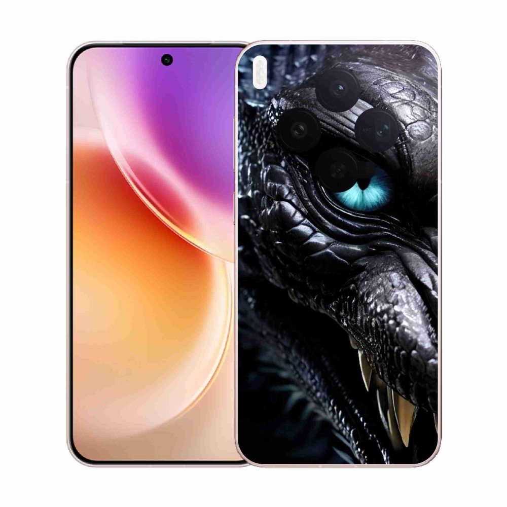 Gelový kryt mmCase na Vivo X300 5G - dračí pohled