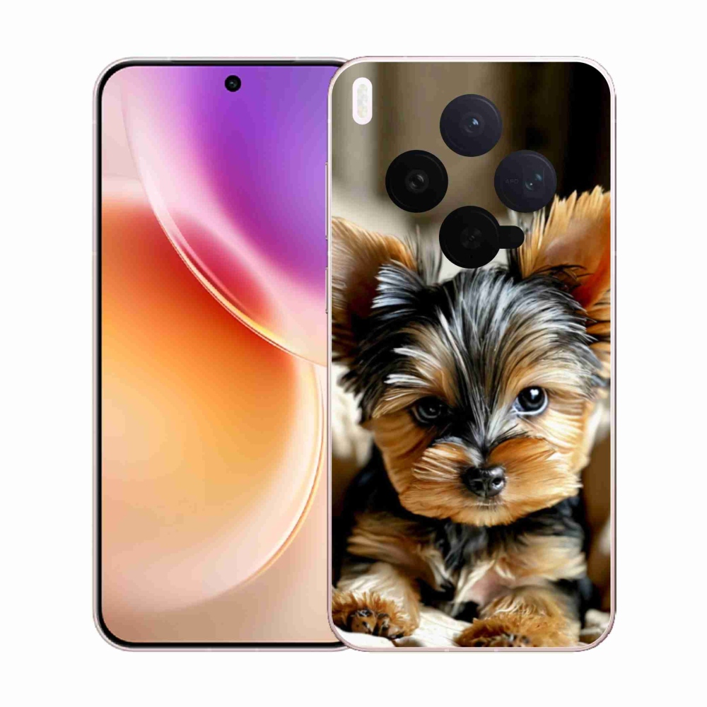 Gelový kryt mmCase na Vivo X300 5G - jorkšír 11