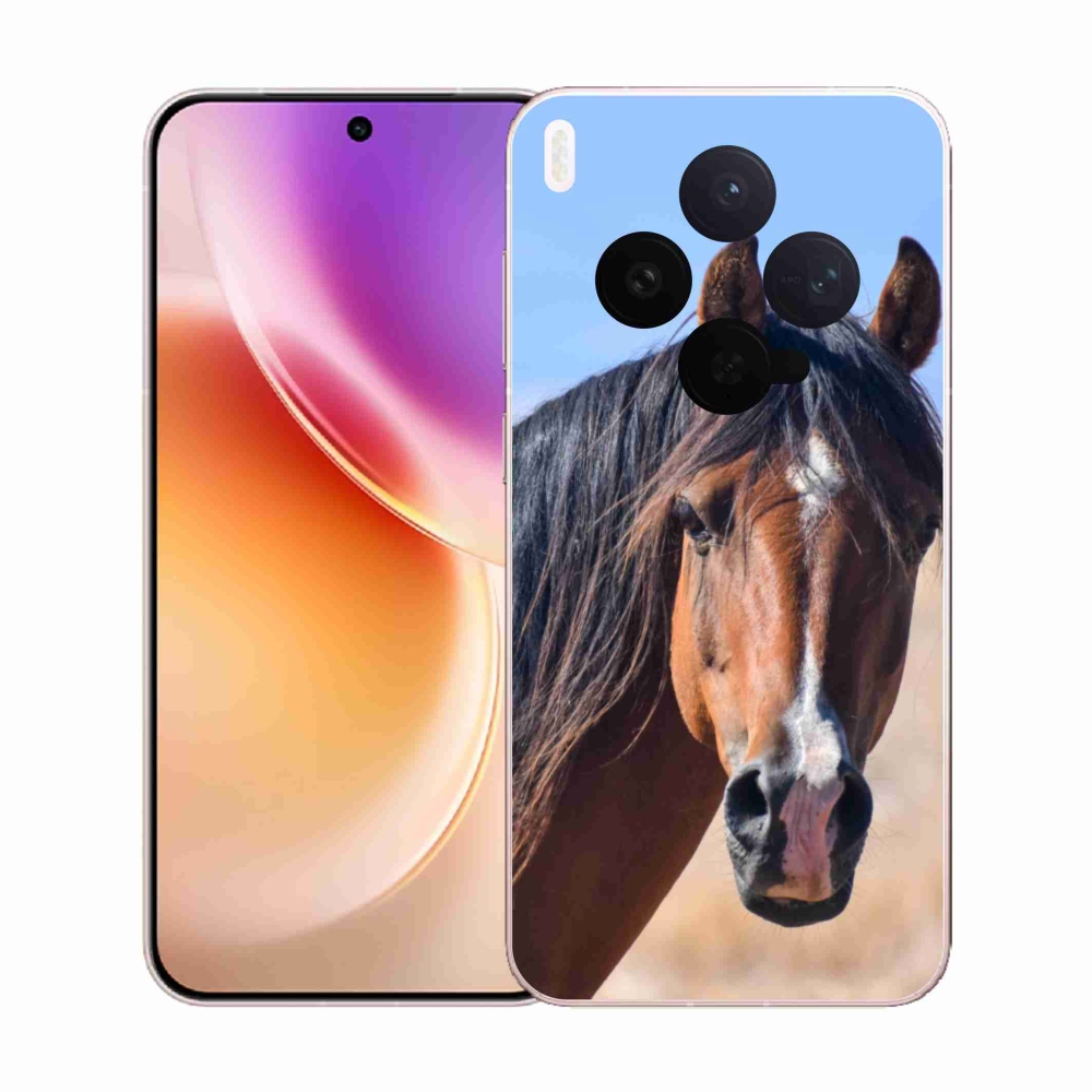 Gelový kryt mmCase na Vivo X300 5G - klidný kůň