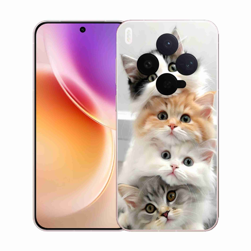 Gelový kryt mmCase na Vivo X300 5G - kočičí parta