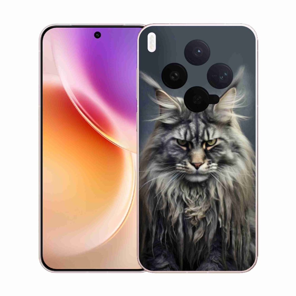 Gelový kryt mmCase na Vivo X300 5G - kočíčí pohled 4