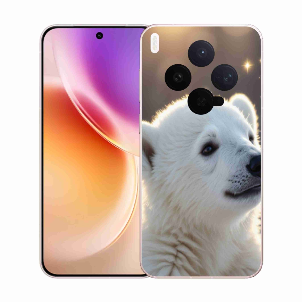 Gelový kryt mmCase na Vivo X300 5G - lední medvěd