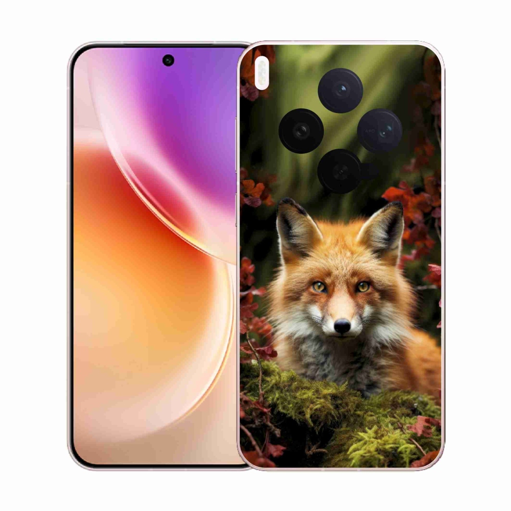 Gelový kryt mmCase na Vivo X300 5G - liška v lese