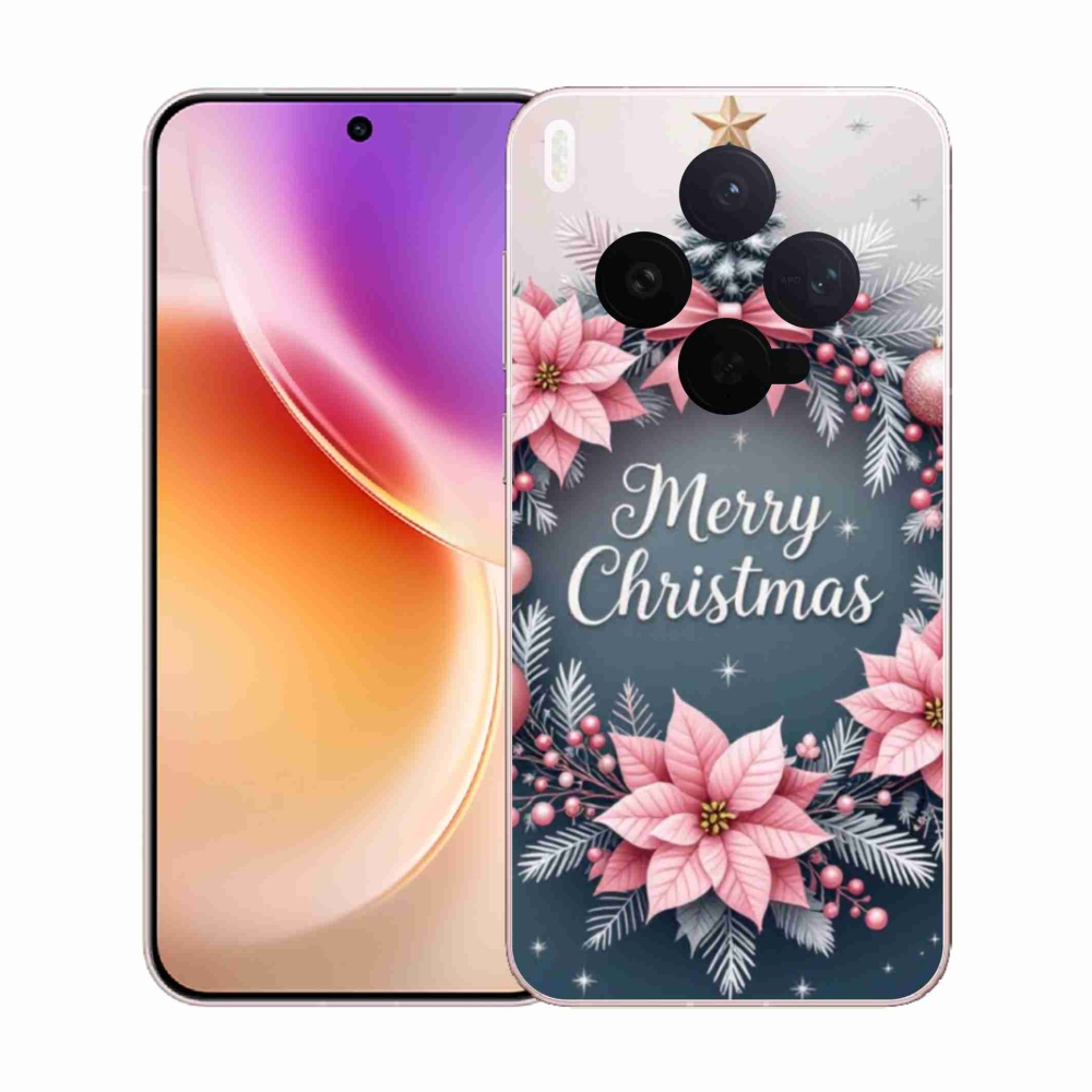 Gelový kryt mmCase na Vivo X300 5G - merry christmas